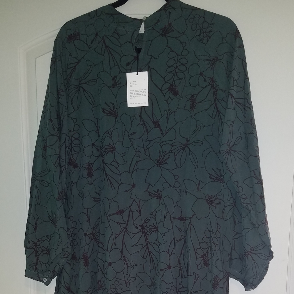 New acacia paradise dhermi maxi dress green P XS - Picture 8 of 15